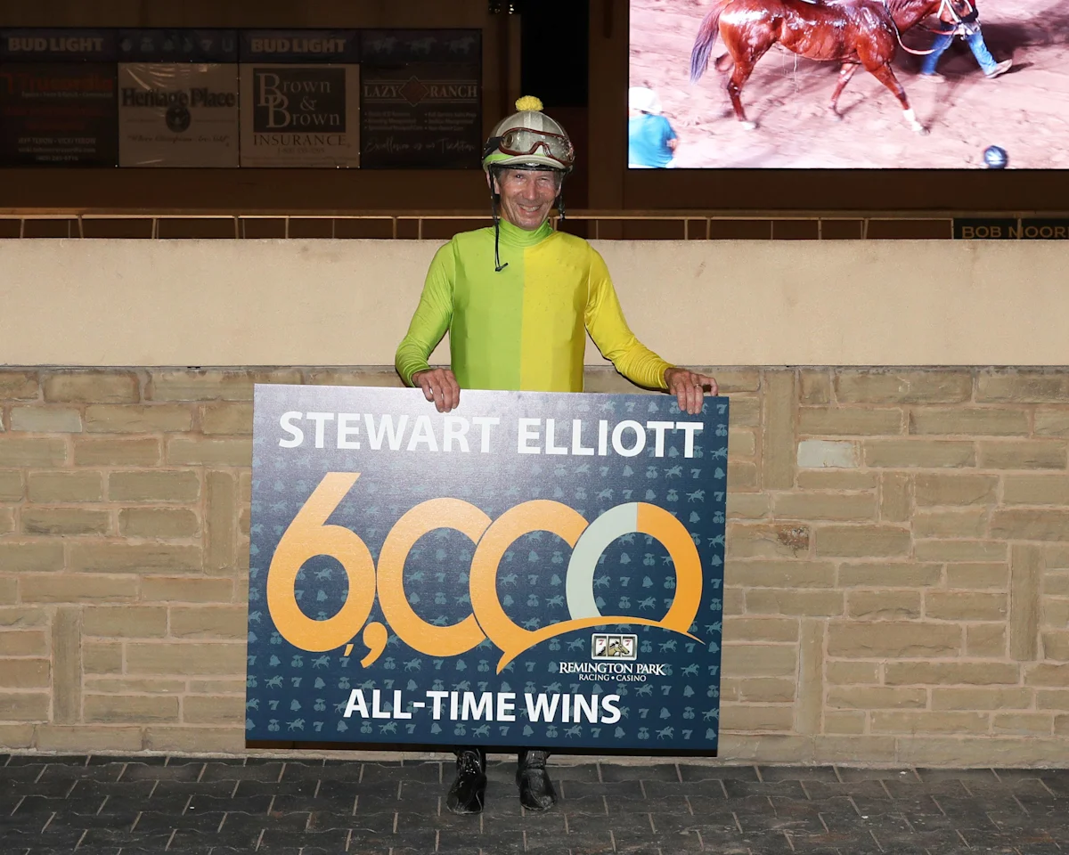 Last-Minute Jockey Change Leads to Stewart Elliott’s 6,000th Win