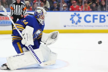 Lyon and Kulich exit early as Sabres lose to Red Wings in overtime