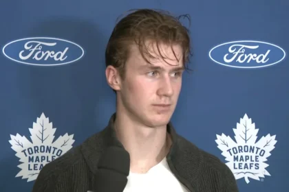 Maple Leafs Prospect Tinus Luc Koblar's Performance at Training Camp