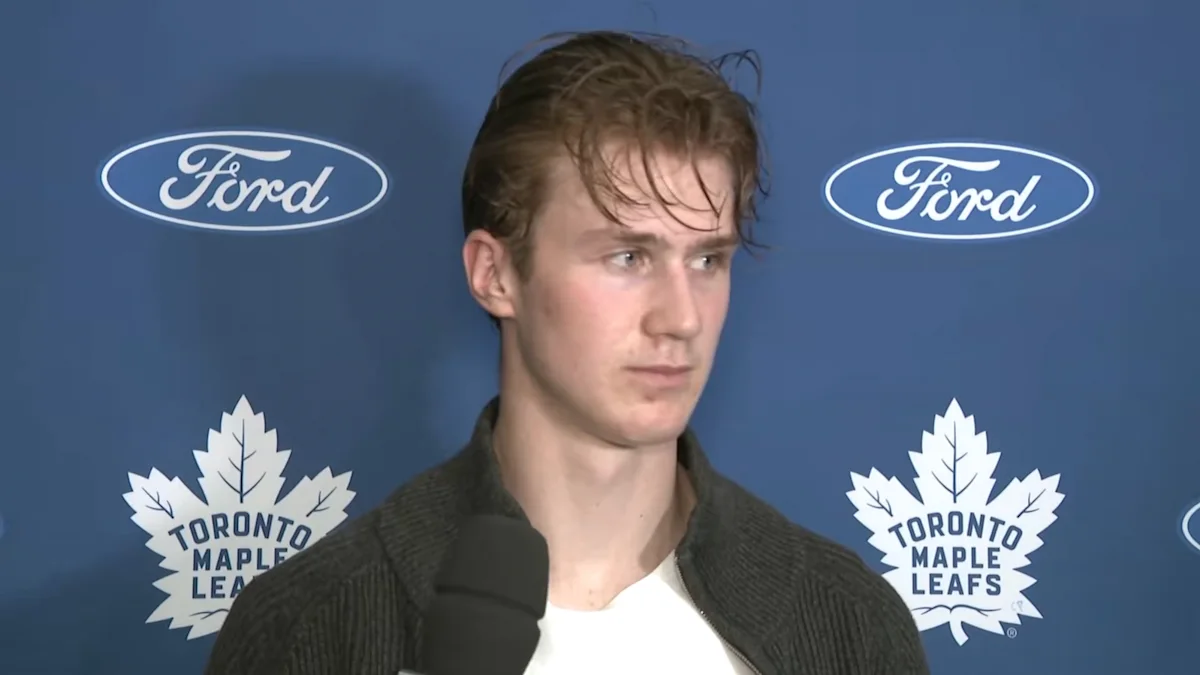 Maple Leafs Prospect Tinus Luc Koblar's Performance at Training Camp