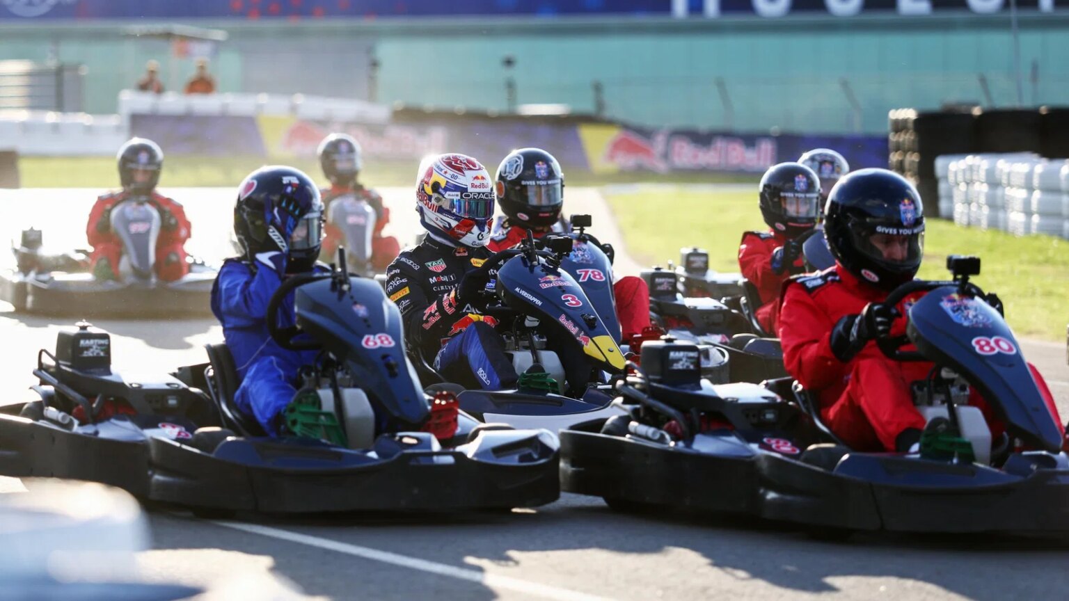 Max Verstappen “a little bit worried” before beating 100 amateur karters