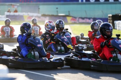 Max Verstappen “a little bit worried” before beating 100 amateur karters