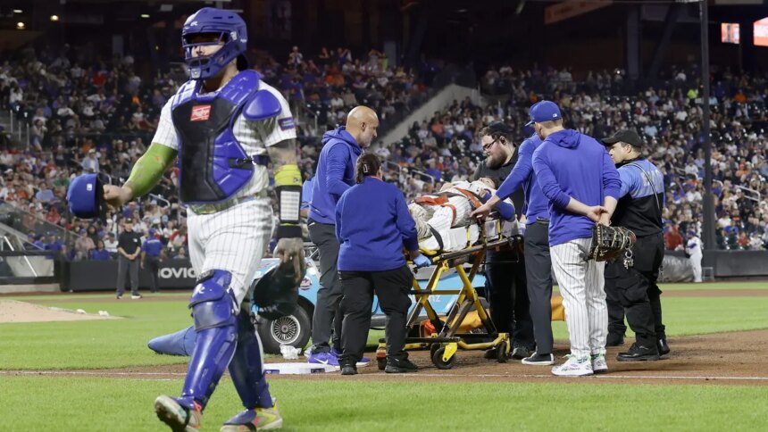 Mets' Jared Young Has Scary Collision With Nolan McLean; CT Scan Negative