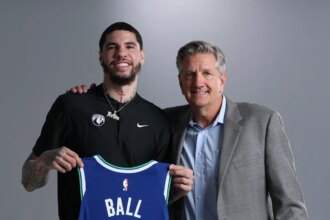 Minnesota coach Chris Finch discusses LaMelo Ball in offense, Joan Beringer role