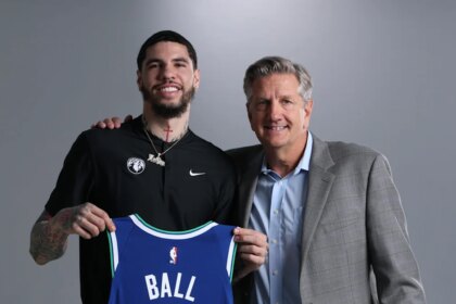 Minnesota coach Chris Finch discusses LaMelo Ball in offense, Joan Beringer role