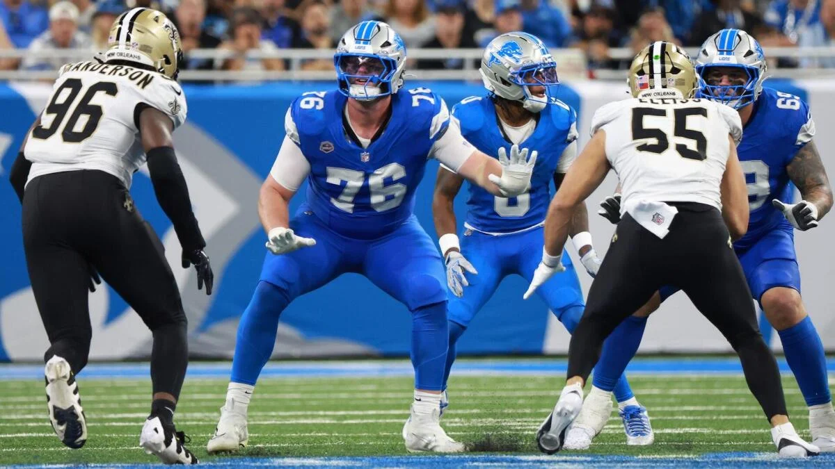 NFL Week 2 injury report: Lions down two starting offensive linemen vs. Bills