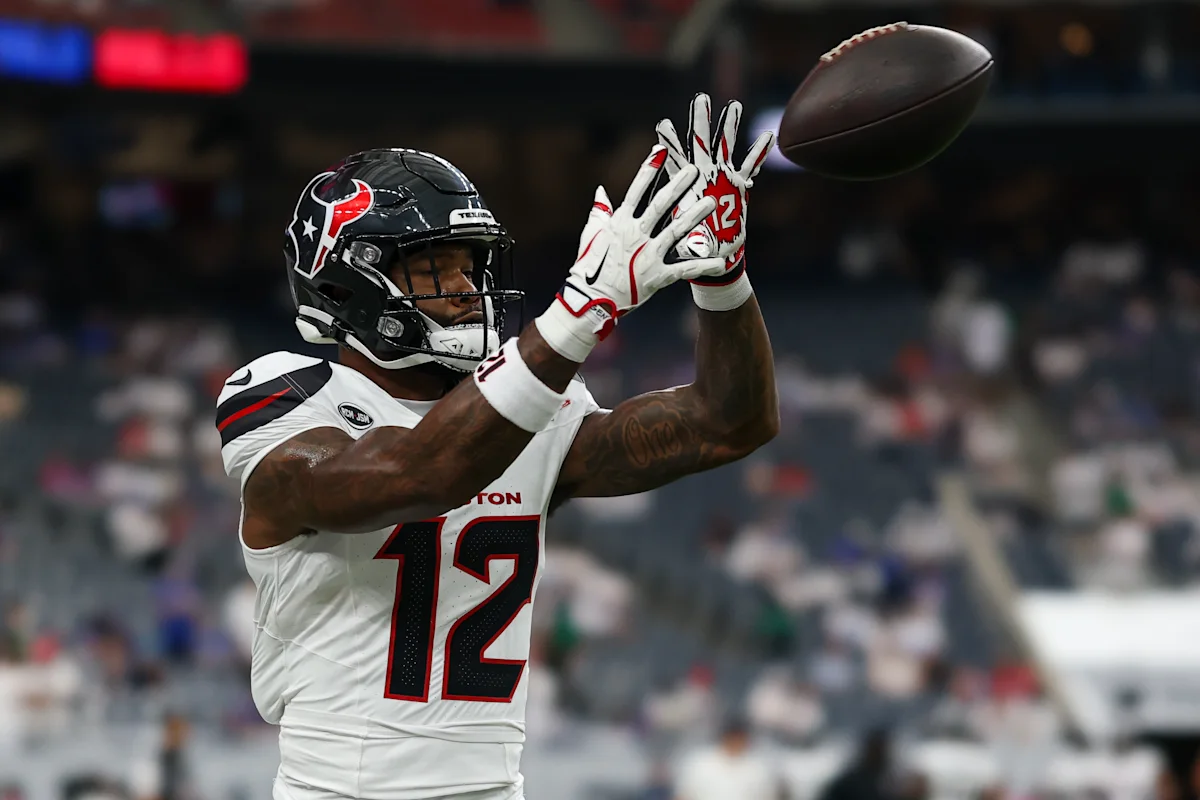 Nico Collins in danger of missing Week 2 after hamstring injury in practice