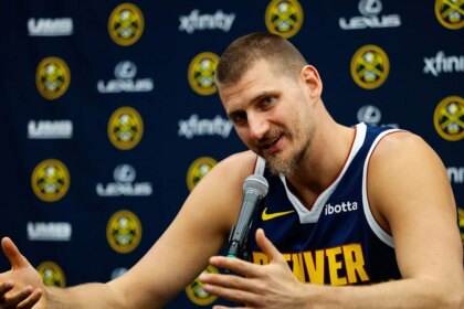Nikola Jokic says 'I'm gonna sign next year' at NBA Media Day 2026