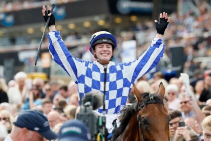 Osborne becomes first female jockey to win a Classic with St Leger victory