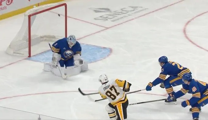 Penguins lose Rust but win preseason game against Sabres