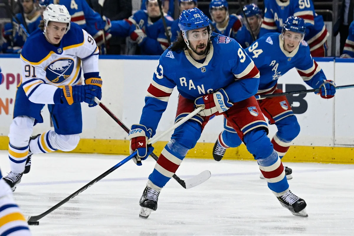 Retooled Rangers to be tougher opponent for Sabres in 2026-27