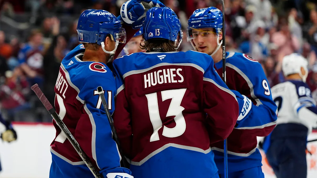 Rookie Powers T.J. Hughes Show, Leads Avalanche Past Jets