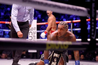 Ryan Garcia defeats Conor Benn in two rounds, ending Briton's world-title hopes