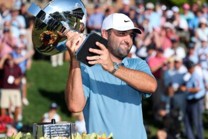 Scottie Scheffler surpasses Tiger Woods for top spot on PGA Tour all-time money list