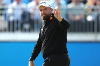 Shane Lowry sets course record with 62 to take lead at Irish Open