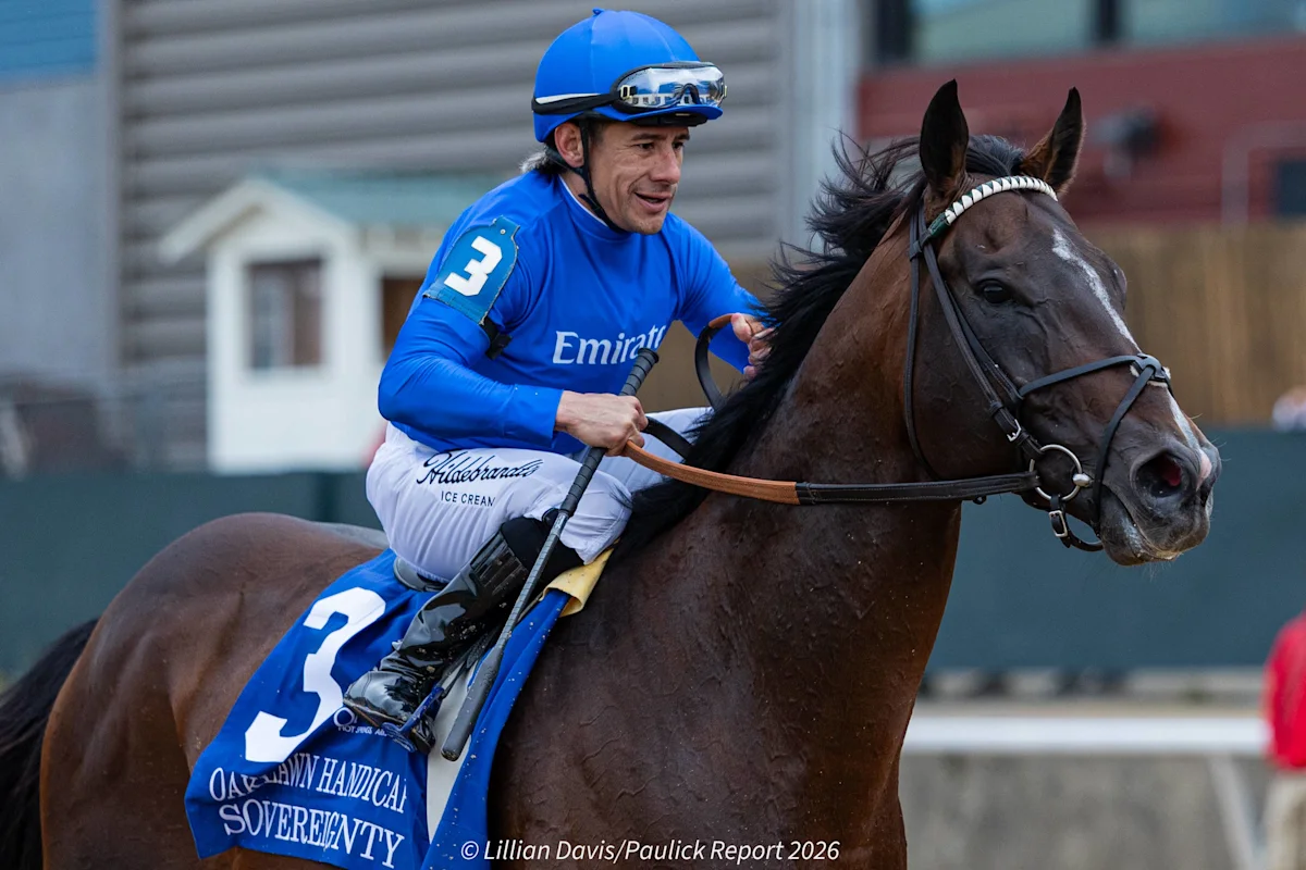 Sovereignty Resumes Jogging at Belmont