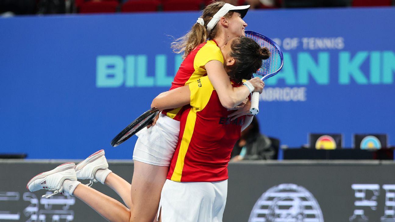 Spain advances to Billie Jean King Cup semifinals vs. Czechia