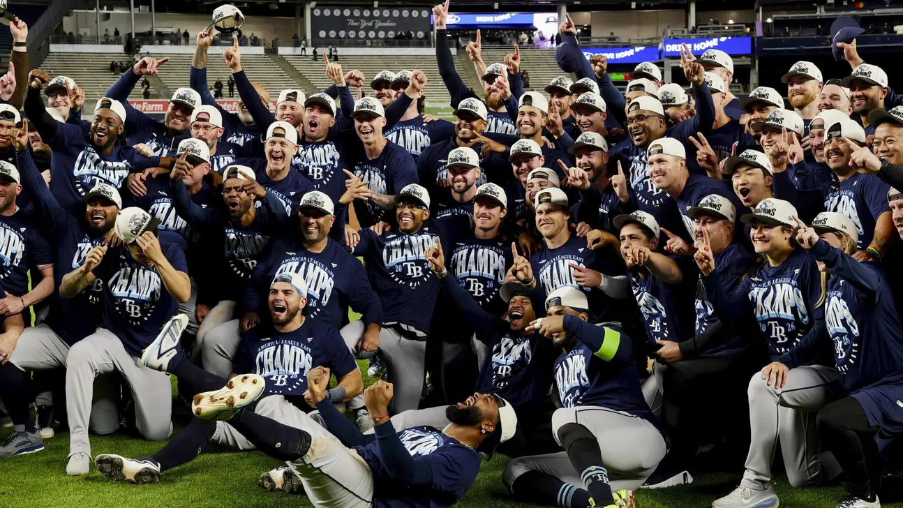 Tampa Bay Rays Secure AL East Crown, Acknowledge Tough Division