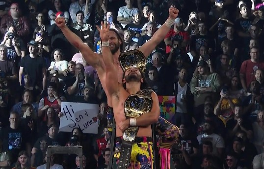 The Young Bucks Win Tag Team Titles in Brutal Triple Threat Ladder Match at AEW All Out