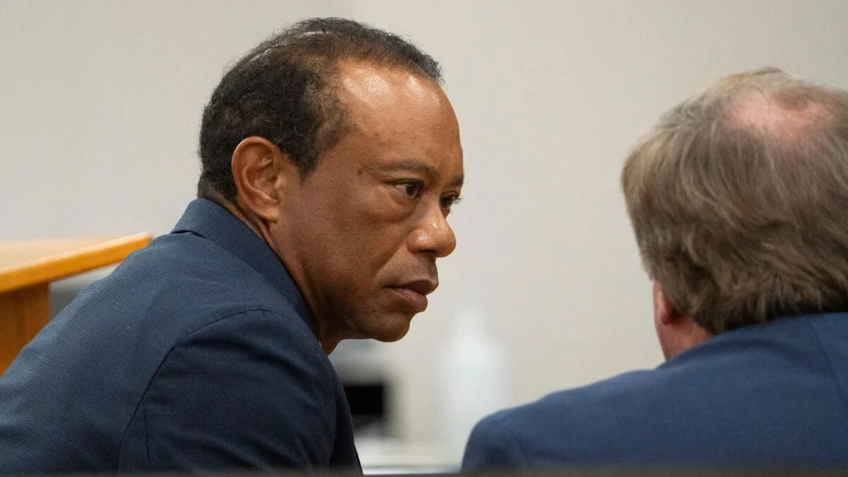 Tiger Woods pleads guilty in DUI case, receives five-year license suspension.