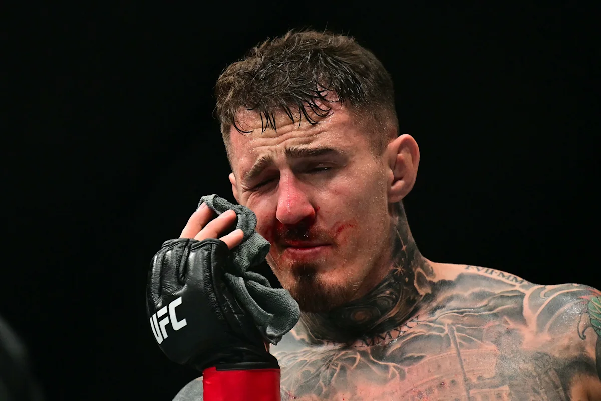 Tom Aspinall's injured eye worsened while preparing for UFC 334 return