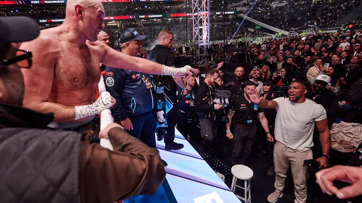 Tyson Fury vs. Anthony Joshua British showdown scheduled for December