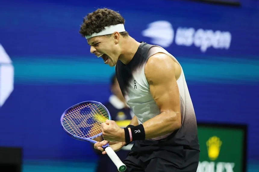 US Open: Ben Shelton powers through Carlos Alcaraz in historic, late-night thriller