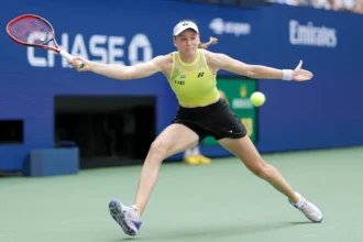 US Open: Elena Rybakina becomes new women's No. 1 with win over Qinwen Zheng in quarterfinal