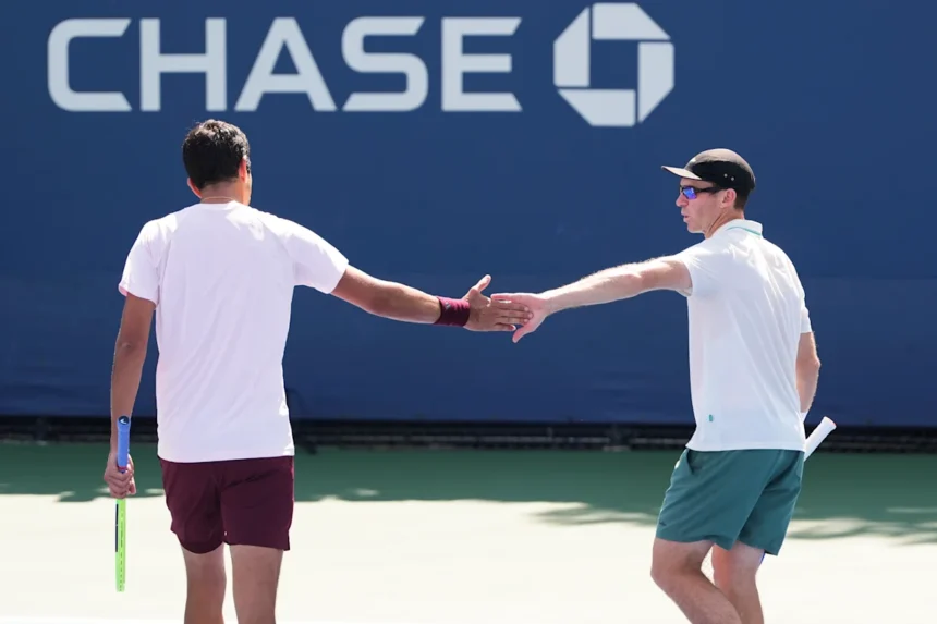 US Open: John Peers accidentally nails doubles partner Marcelo Melo with a serve on match point