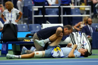 US Open: Unseeded Russian Karen Khachanov advances to semifinals after hobbled No. 28 seed Alexander Blockx retires in third set