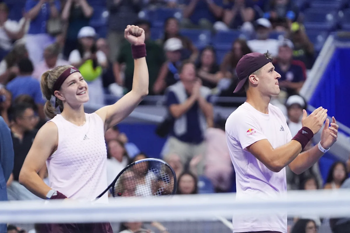 US Open mixed doubles: Karolina Muchova and Jakub Mensik win $1 million tournament