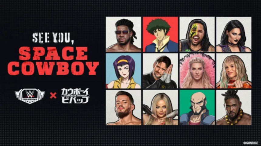 WWE Champions Launches Cowboy Bebop Crossover Event