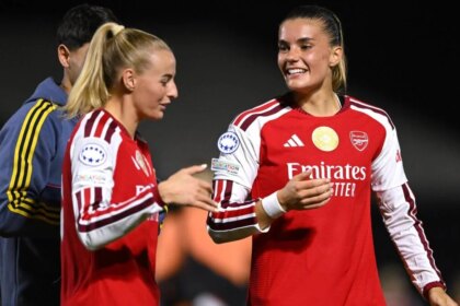 Arsenal wins UEFA Women's Champions League opener amid concerns over goal scoring.