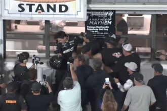 Denny Hamlin calls for NASCAR ban after Corey Heim attack, slams attackers as "f** cowards"