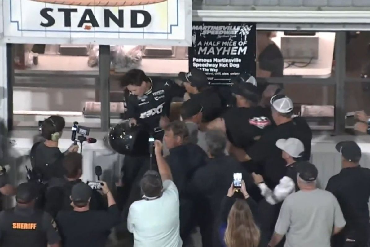 Denny Hamlin calls for NASCAR ban after Corey Heim attack, slams attackers as "f** cowards"