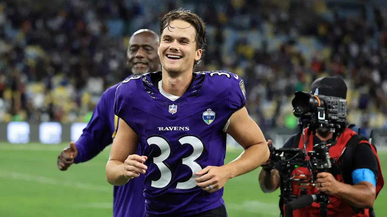 Ravens' Tyler Loop Celebrates Walk-Off FG Against Cowboys in Brazil with Ronaldo's 'Siu'