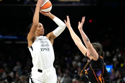 A'ja Wilson wins AP WNBA Player of the Year for third consecutive year; Angel Reese named top defensive player