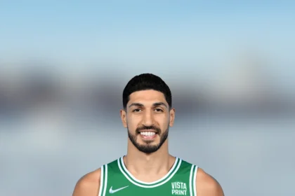Former NBA player Enes Kanter Freedom who contends he…