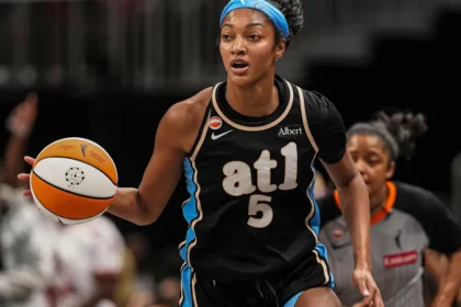 Angel Reese wears mask to protect face during WNBA playoffs