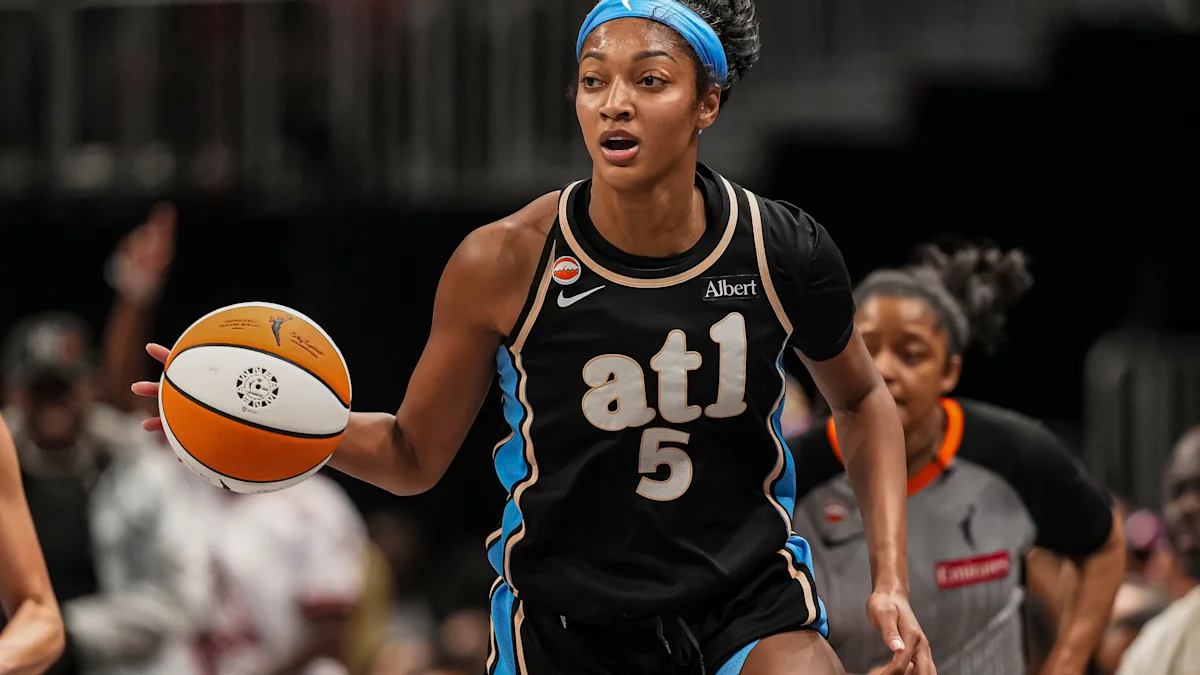 Angel Reese wears mask to protect face during WNBA playoffs