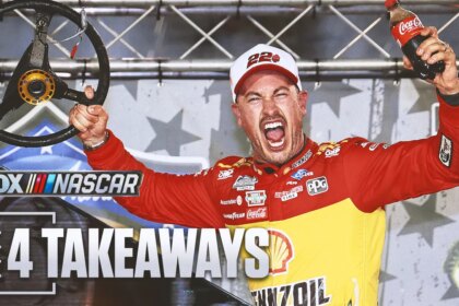 4 Takeaways From Joey Logano's Bristol Win and Hocevar, Blaney's Post-Race Brawl
