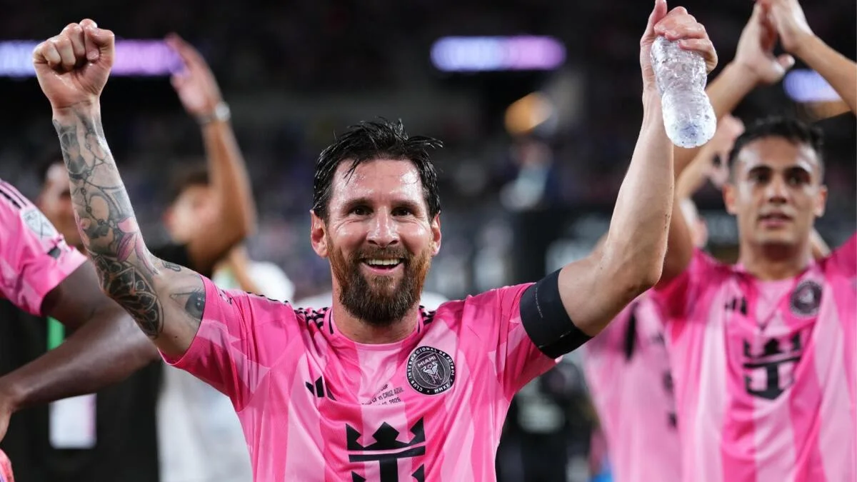Lionel Messi's 100th Inter Miami goal leads to Campeones Cup final win against Cruz Azul