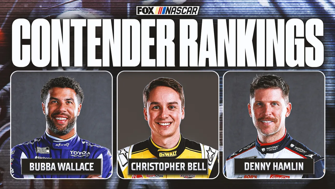 NASCAR Contender Rankings: Can Anyone Challenge Denny Hamlin and Christopher Bell?