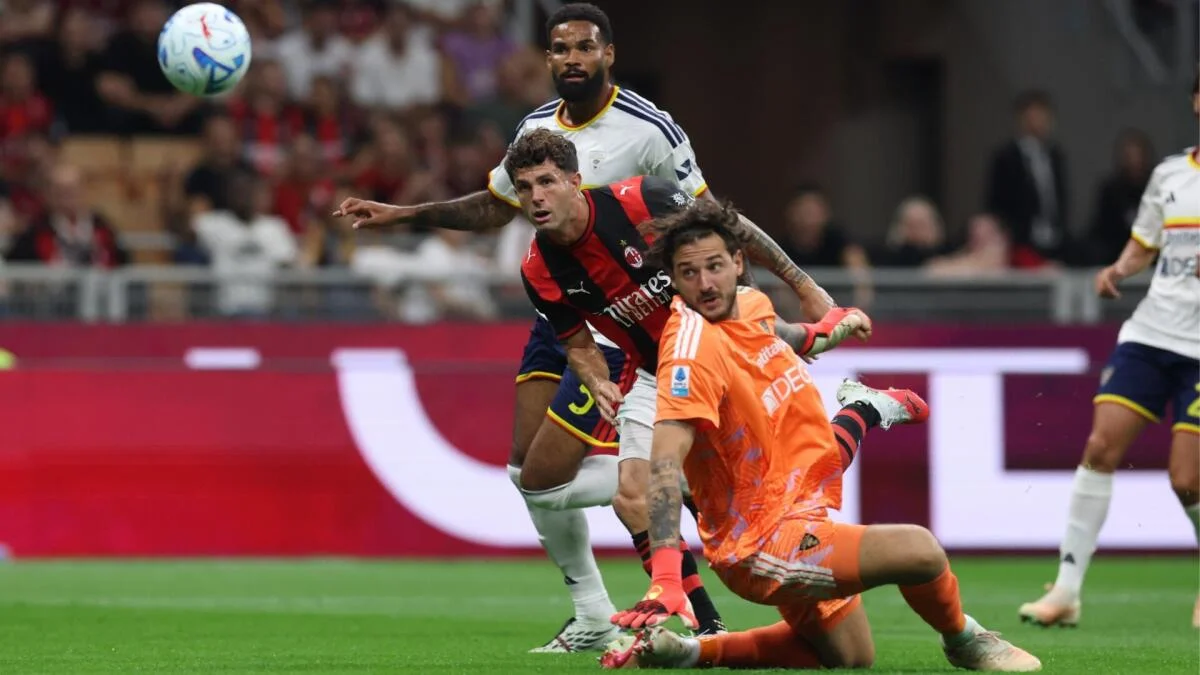 Christian Pulisic scores first goal of season for AC Milan