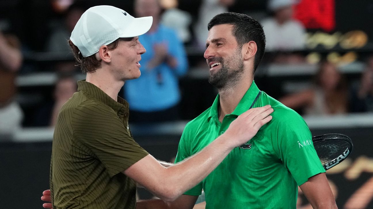 Djokovic to reach out to Sinner about returning from long layoff