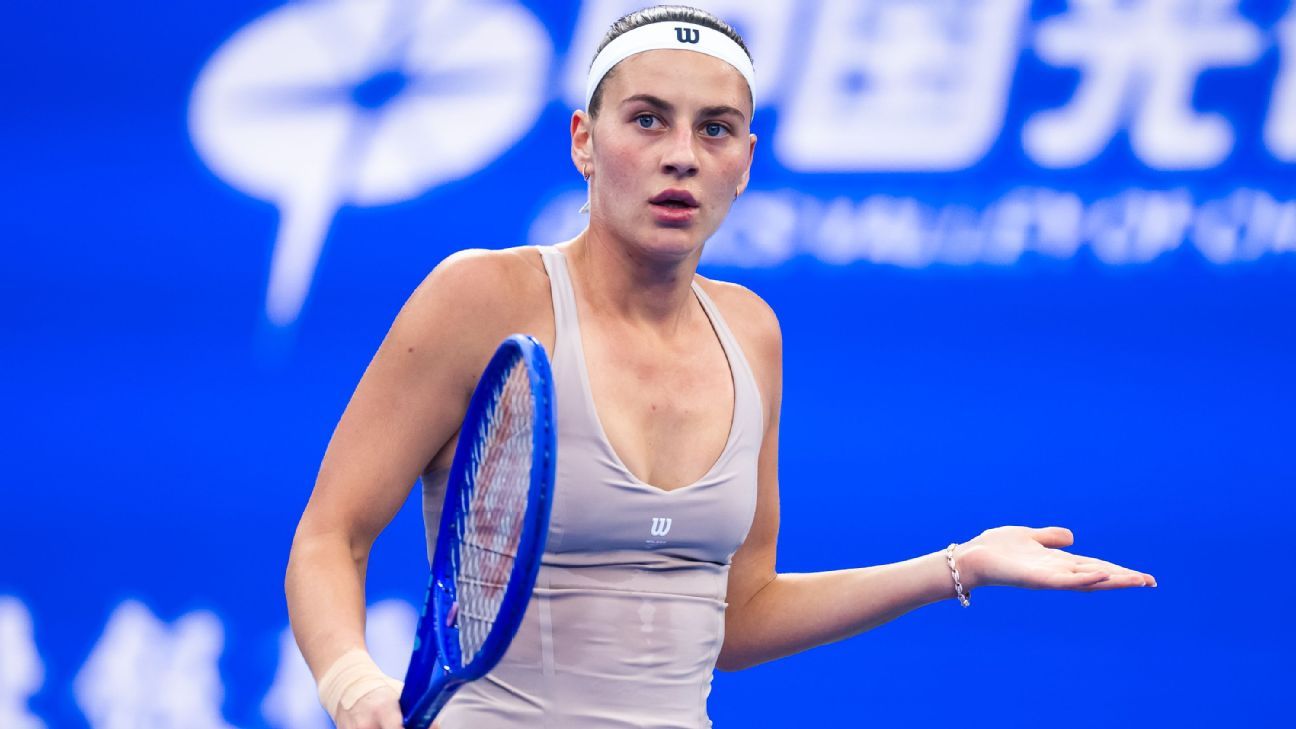 Kostyuk retires from Ningbo match, hands Muchova WTA Finals slot