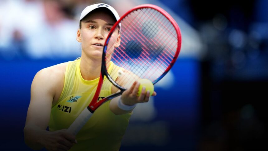 Elena Rybakina reaches Ningbo quarters as opponent hurt