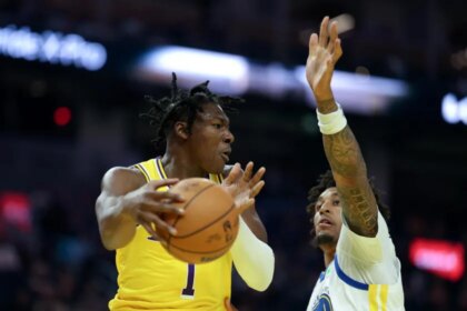 Adou Thiero aims for bigger Lakers role after injury-marred rookie season