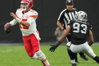After Raiders coach Klint Kubiak proclaimed his team would win, Chiefs and Patrick Mahomes secure another clutch victory