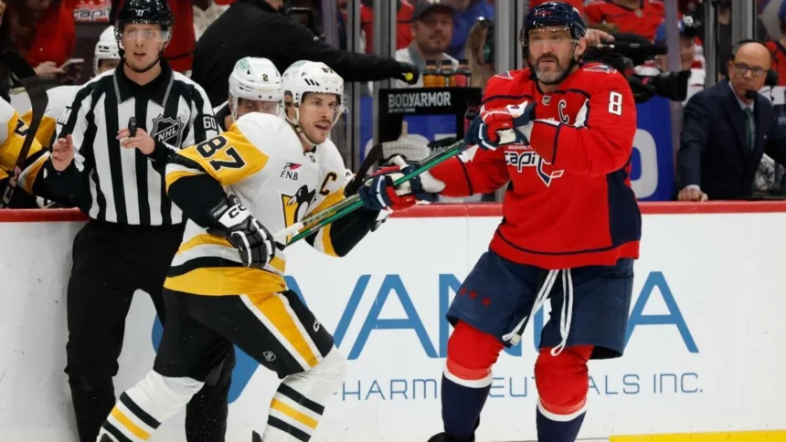 Alex Ovechkin aims to win final home opener against Sidney Crosby as Penguins face Capitals